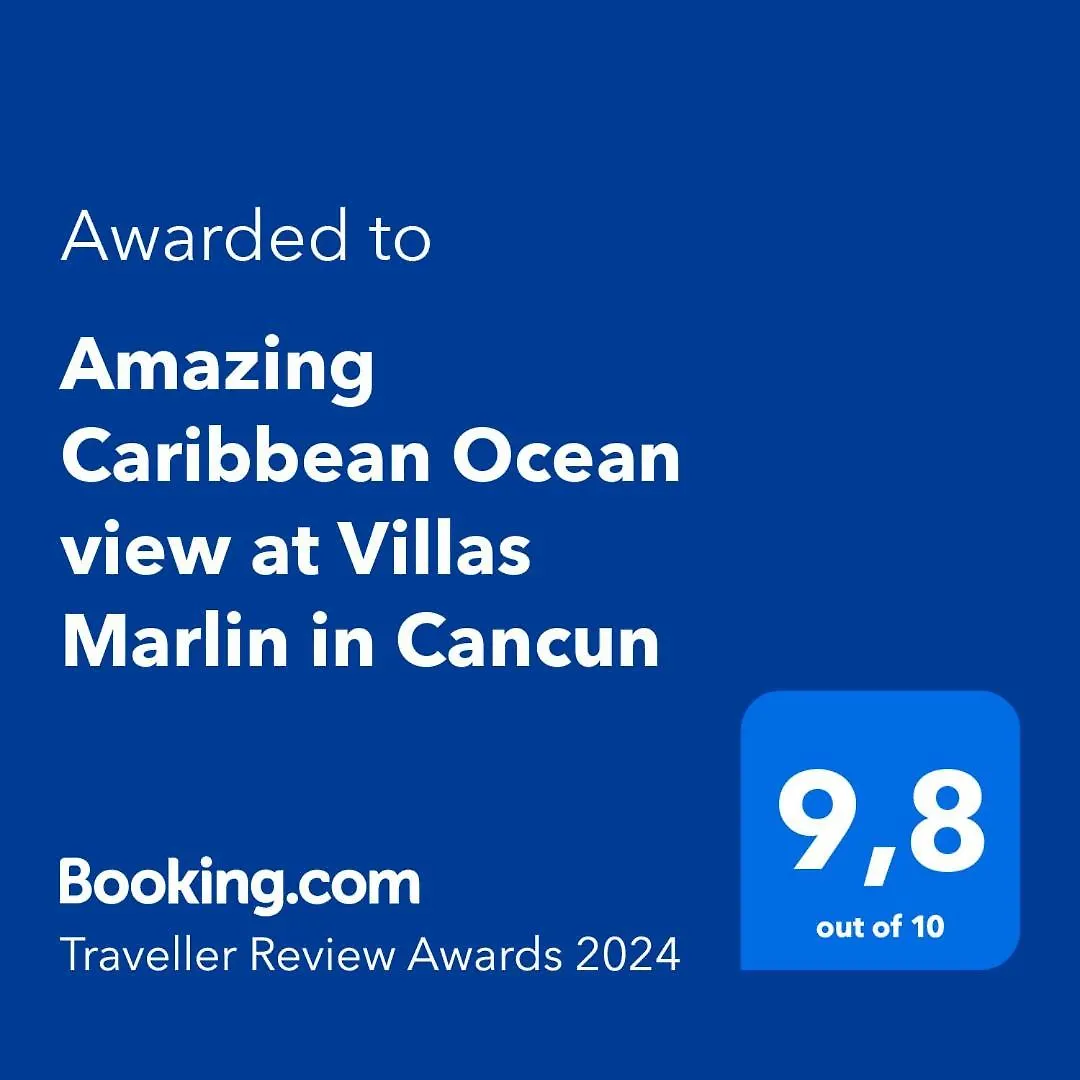 Lägenhet Amazing Caribbean Ocean View At Villas Marlin In Cancún Mexiko