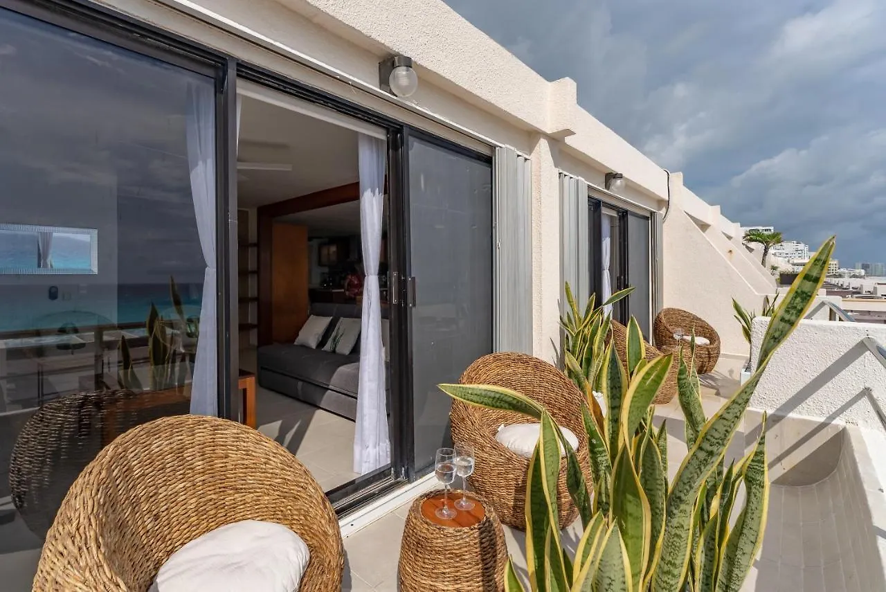 Amazing Caribbean Ocean View At Villas Marlin In Cancun 0*,